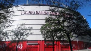Nervión. Ramón Sánchez-Pizjuán Stadium of Sevilla Fútbol Club.