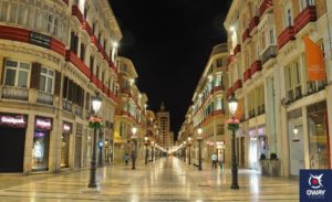 Larios Street in Malaga