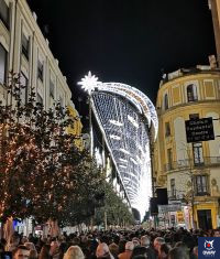 Luces de Navidad en Calle Cruz Conde Córdoba