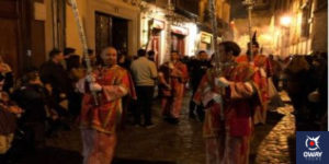 Acólitos en la procesión Granada