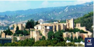 Panoramic view of the Alcazar of Malaga