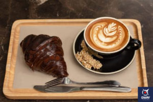 Coffe and croissant