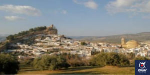 Increíbles vistas del pueblo de Montefrío en Granada 