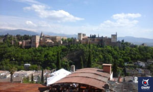 view of the Alhambra from the Viewpoint of San Nicolas