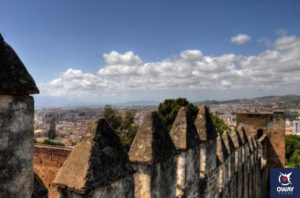 Views from Gibralfaro Castle in Malaga