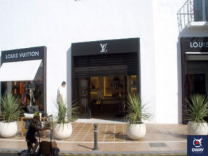 Luxury store, Louis Vuitton in Marbella