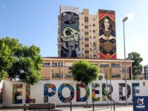 Arte y grafitis en el Barrio del Soho, Málaga