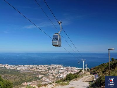 Cable car with incredible views in Malaga