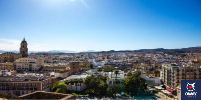 Vista panorámica de Málaga