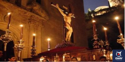 Christ leaving the church in Granda