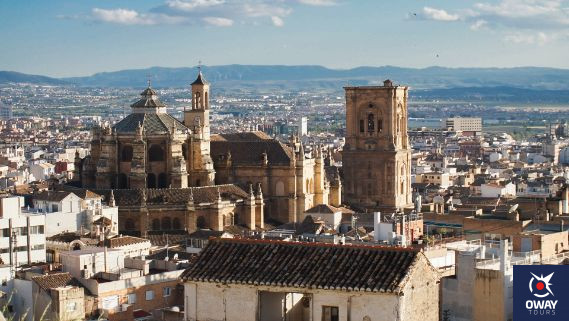 Most famous streets of Granada