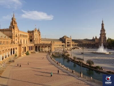 Foto de la Plaza de España en Sevilla