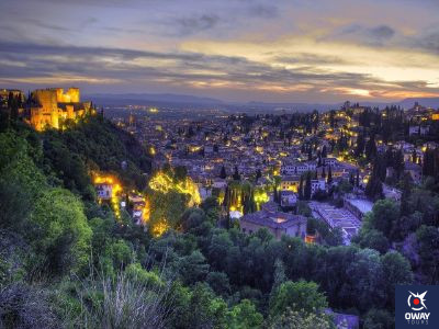 Alhambra et Albaicín de nuit