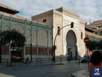 Arco de herradura del Mercado de Atarazanas de Málaga