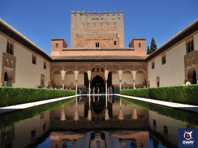 Imagen panorámica de la Alhambra en Granada