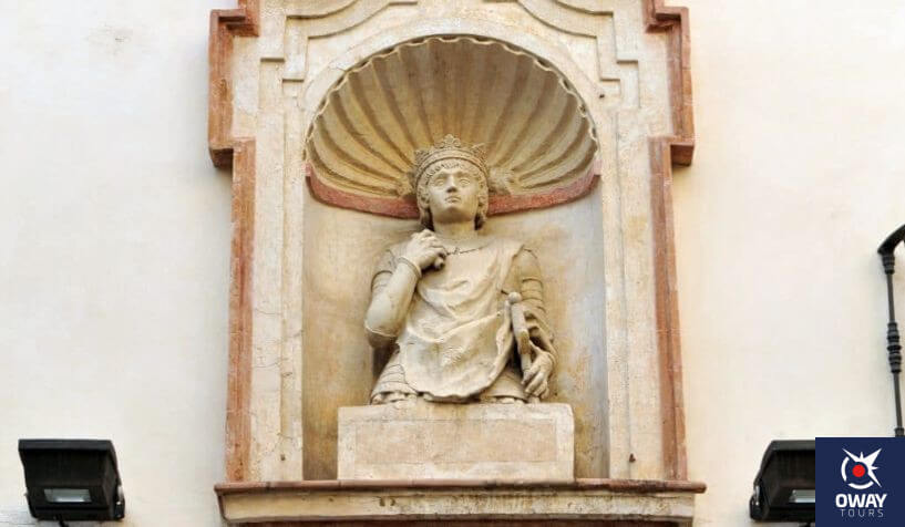 estatua cabeza del rey don pedro (Sevilla)