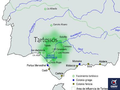 Mapa de Tartessos