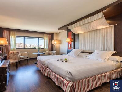 Image of a hotel from the inside